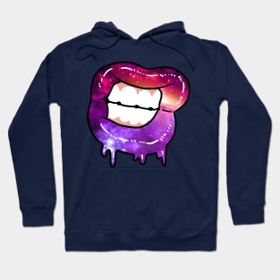 Drippy Space Lips Hoodie